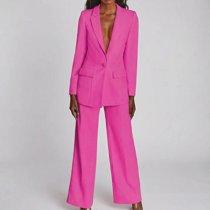 Suavelle - Matching Blazer And Trouser Set