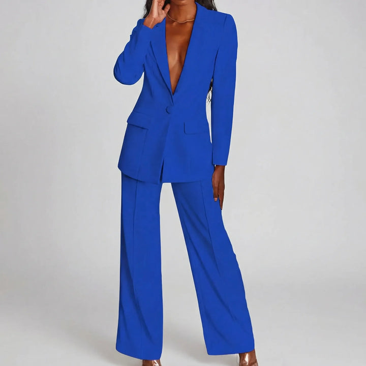 Suavelle - Matching Blazer And Trouser Set