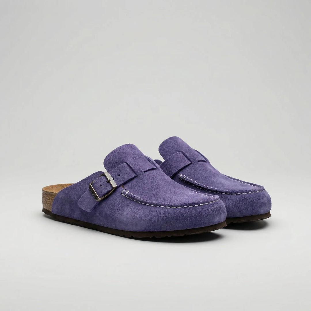 Suedique - Retro Slip-On Flat Loafer