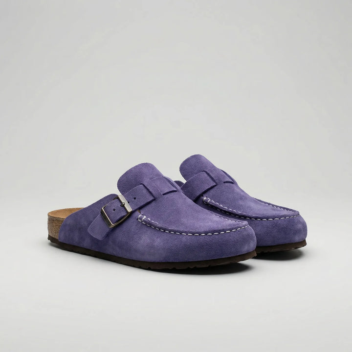 Suedique - Retro Slip-On Flat Loafer