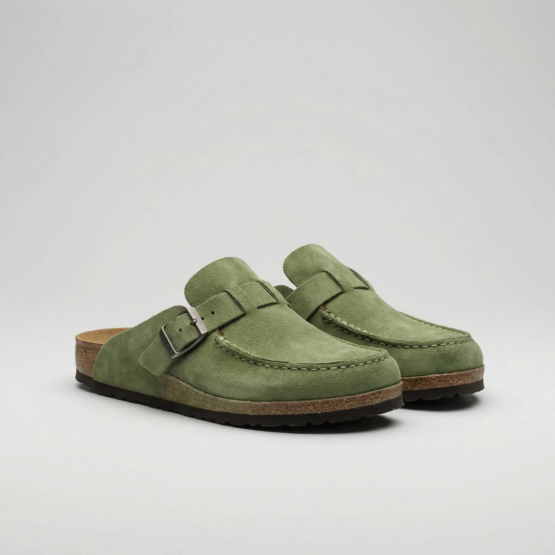 Suedique - Retro Slip-On Flat Loafer