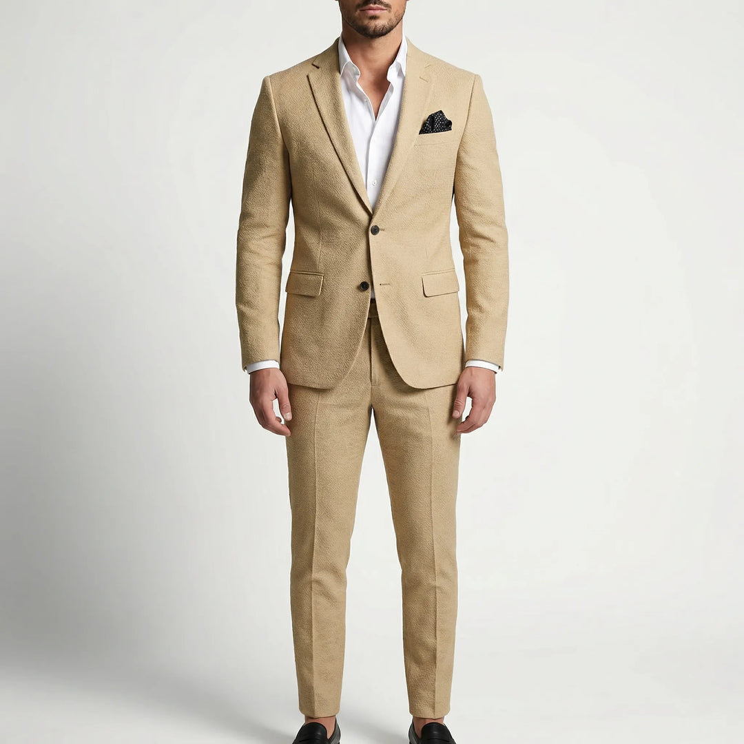 Suitello - Two-Piece Casual Blazer And Trouser Set