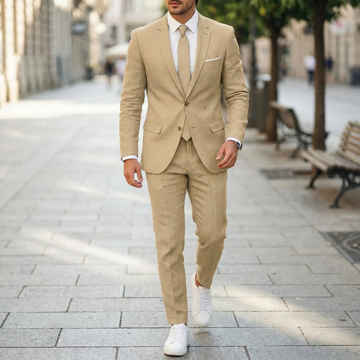 Suitello - Two-Piece Casual Blazer And Trouser Set
