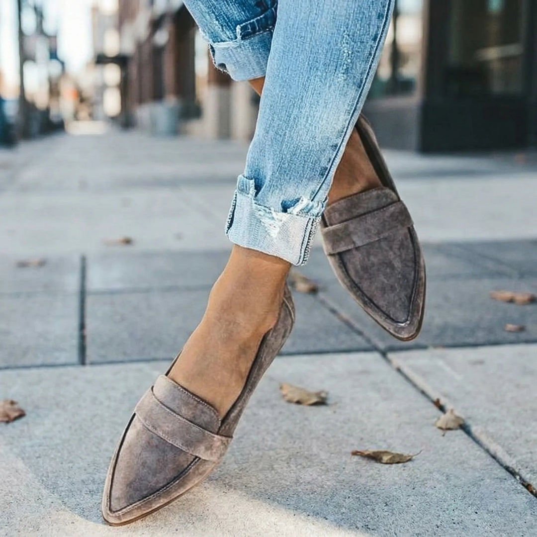 Suvella - Pointed-Toe Slip-On Loafer