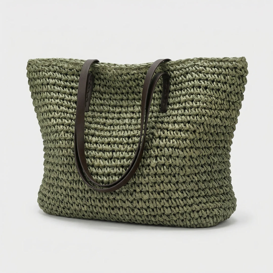 Textura - Woven Structured Large Tote Bag