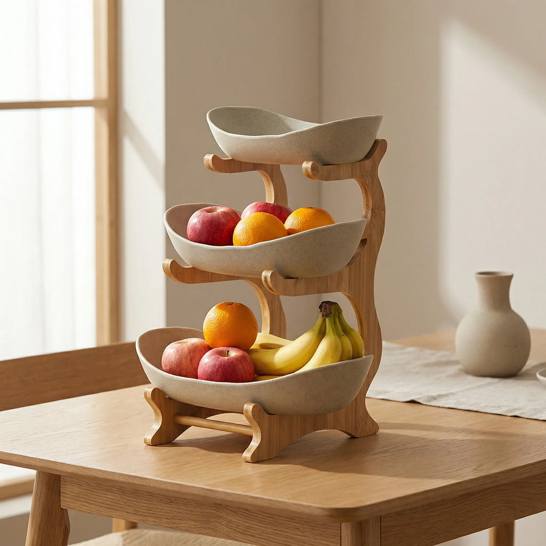 Tierova - 3-Tier Countertop Fruit Stand