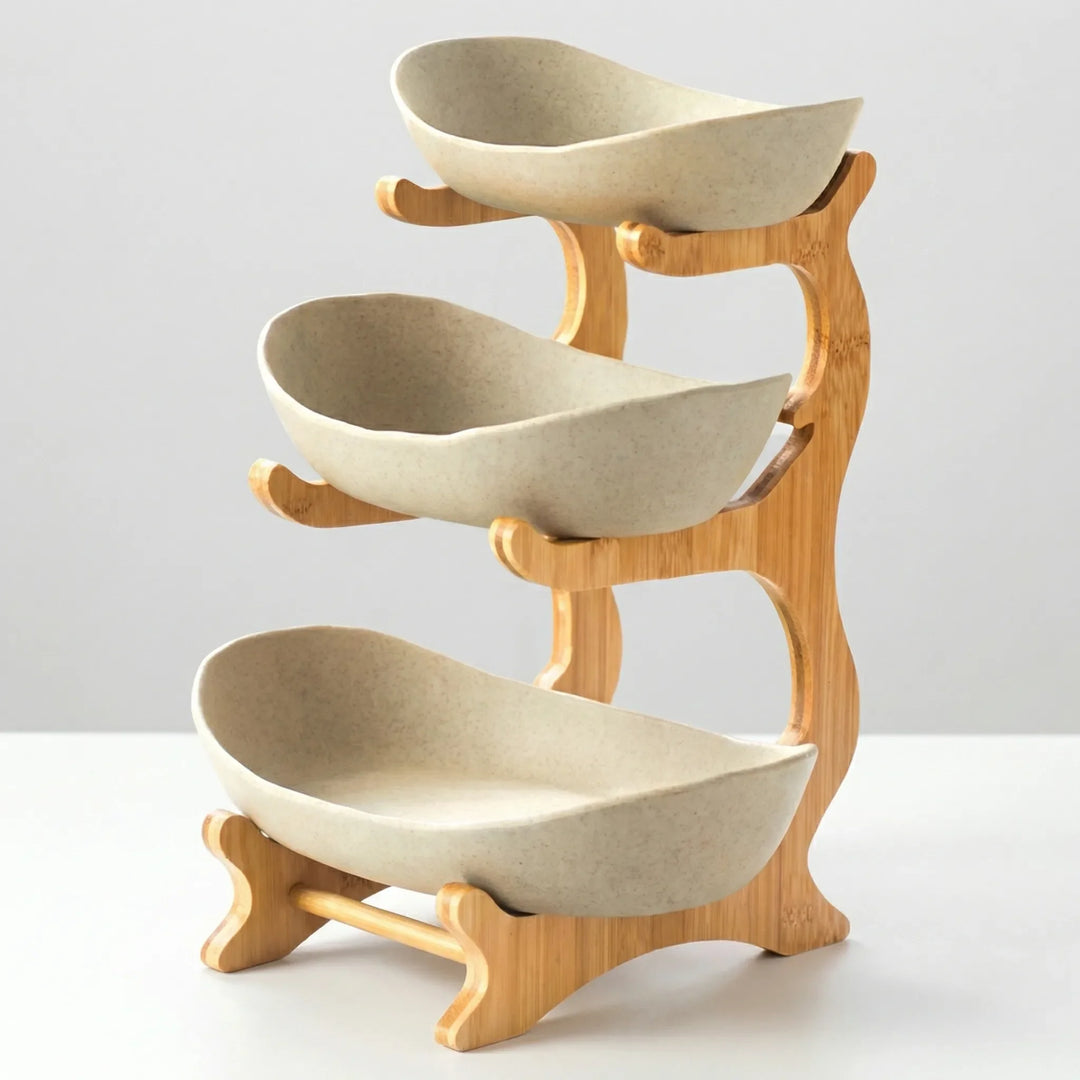 Tierova - 3-Tier Countertop Fruit Stand