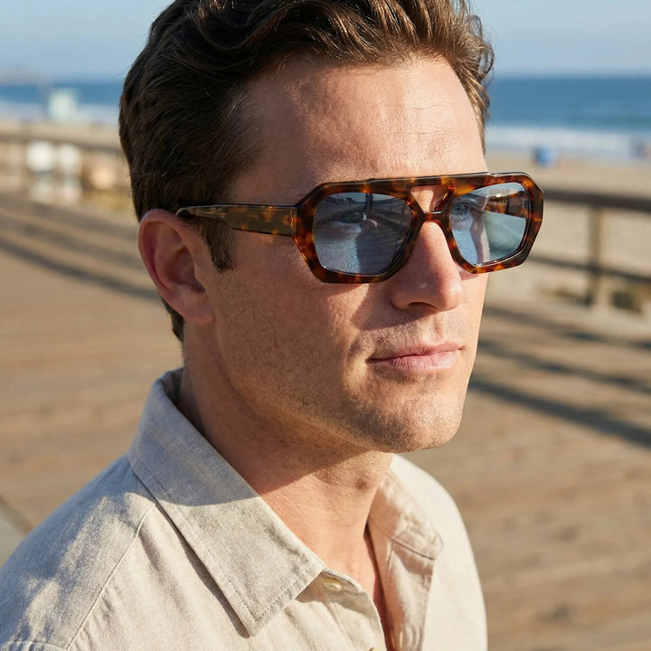 Torvelux - Bold Geometric Aviator Sunglasses