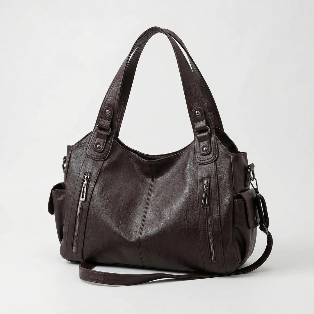Tottela - Multi-Pocket Structured Tote Bag