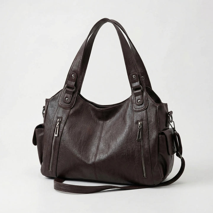 Tottela - Multi-Pocket Structured Tote Bag
