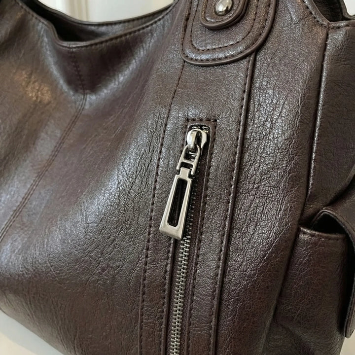 Tottela - Multi-Pocket Structured Tote Bag