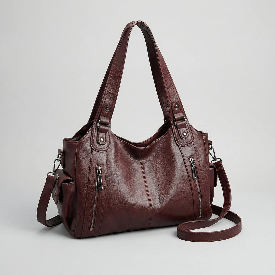 Tottela - Multi-Pocket Structured Tote Bag
