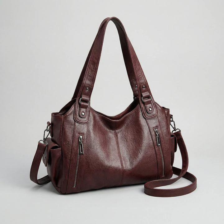Tottela - Multi-Pocket Structured Tote Bag