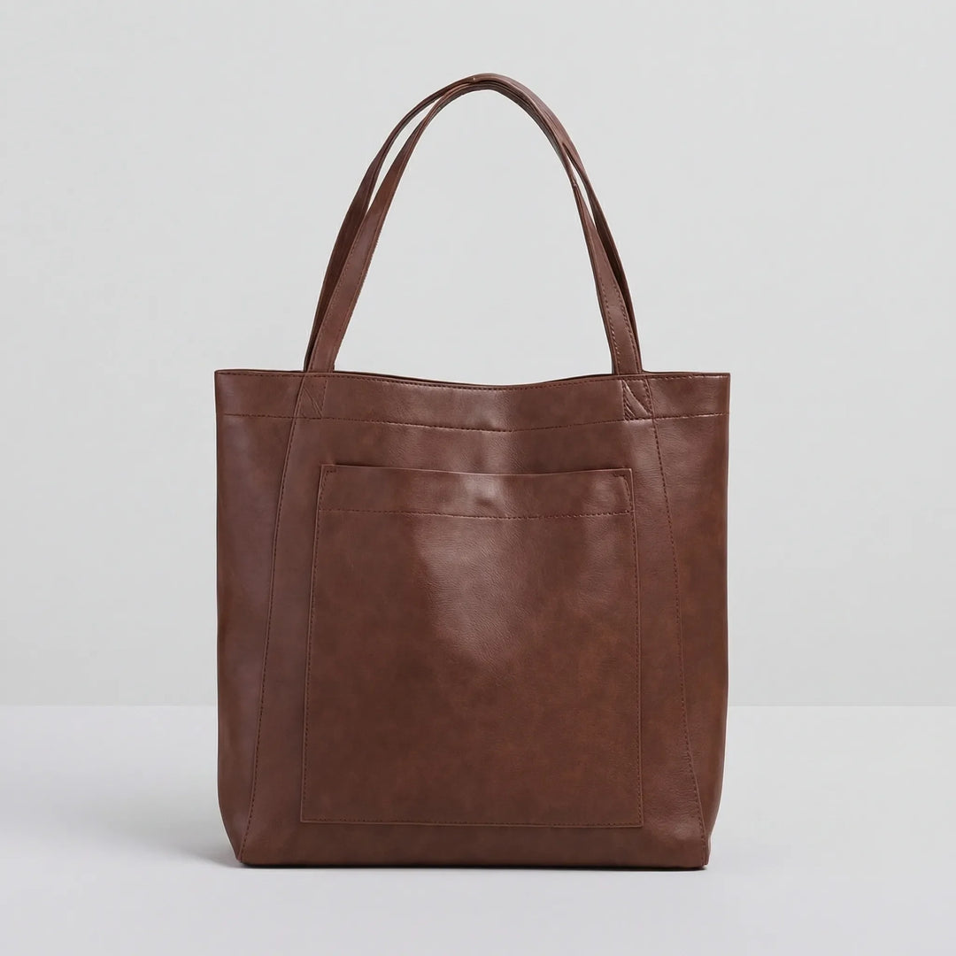 Totteva - Large Minimalist Zip-Top Tote Bag