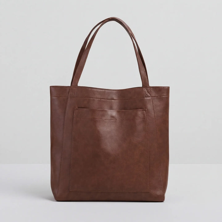Totteva - Large Minimalist Zip-Top Tote Bag