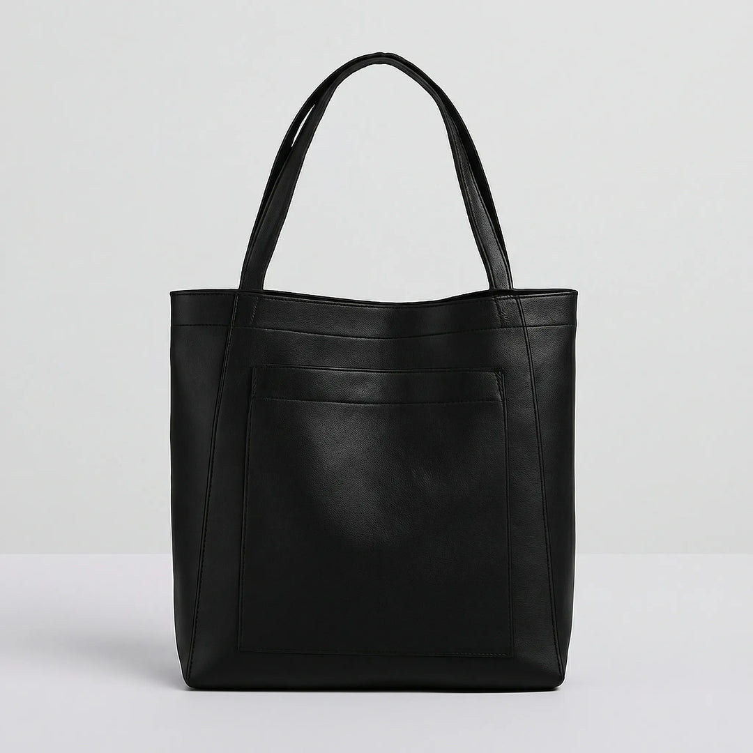Totteva - Large Minimalist Zip-Top Tote Bag