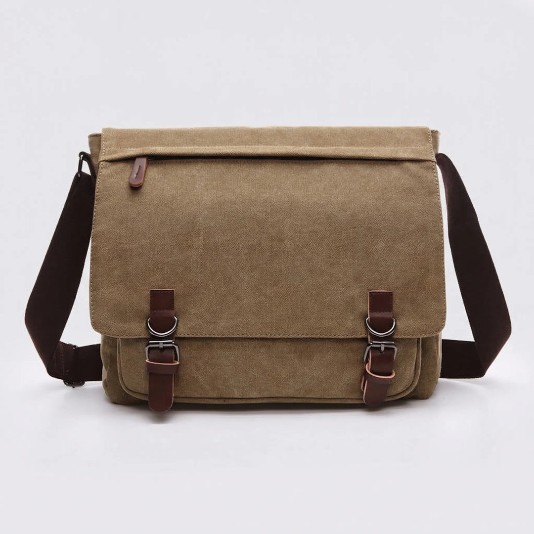 Traveaux - Adjustable Strap Canvas Messenger Bag