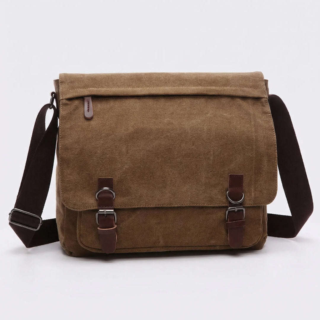 Traveaux - Adjustable Strap Canvas Messenger Bag