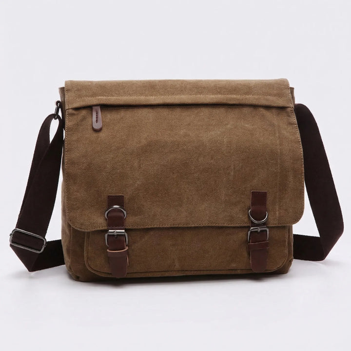 Traveaux - Adjustable Strap Canvas Messenger Bag