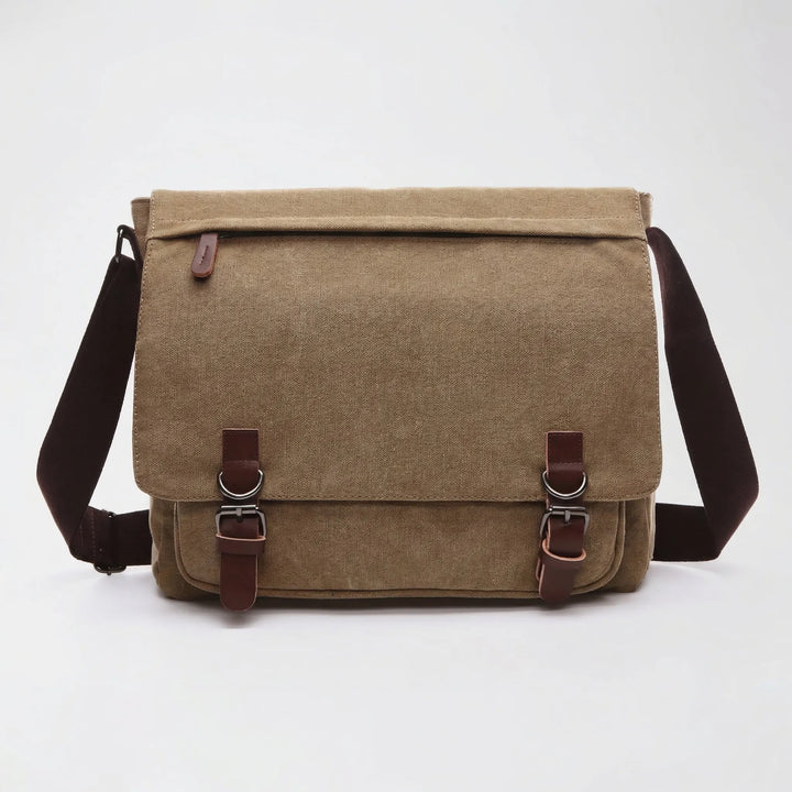Traveaux - Adjustable Strap Canvas Messenger Bag