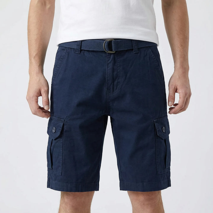 Traxholm - Multi-Pocket Relaxed Fit Cargo Shorts