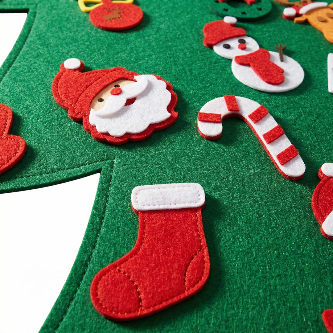 Treevli - Wall-Hung Felt Christmas Tree Set