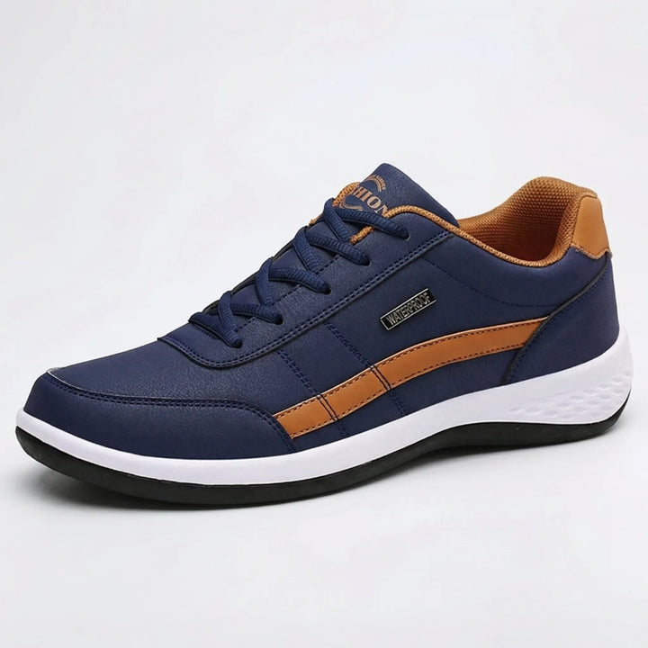 Trekavio - Low-Top Lace-Up Leather Sneaker