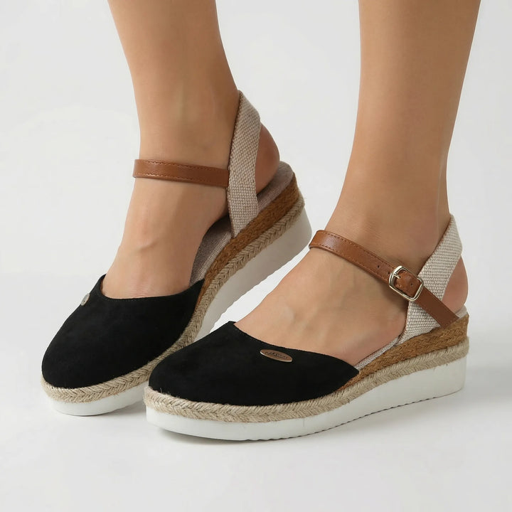 Treksia - Orthopedic Wedge Sandal With Ankle Strap