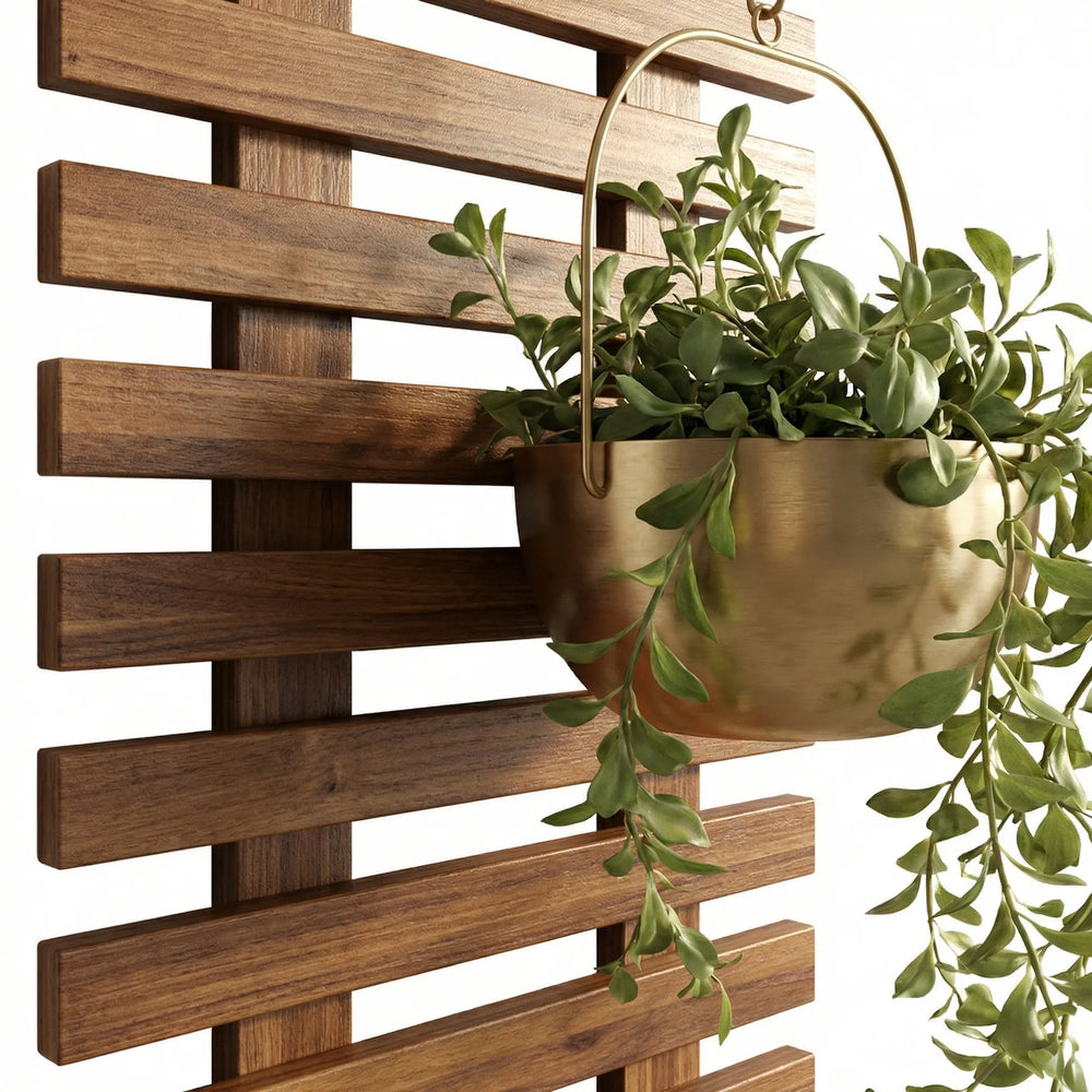 Trellova - Slatted Wall-Mounted Plant Display Panel