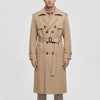 Över-knäet Beltad Trench Coat