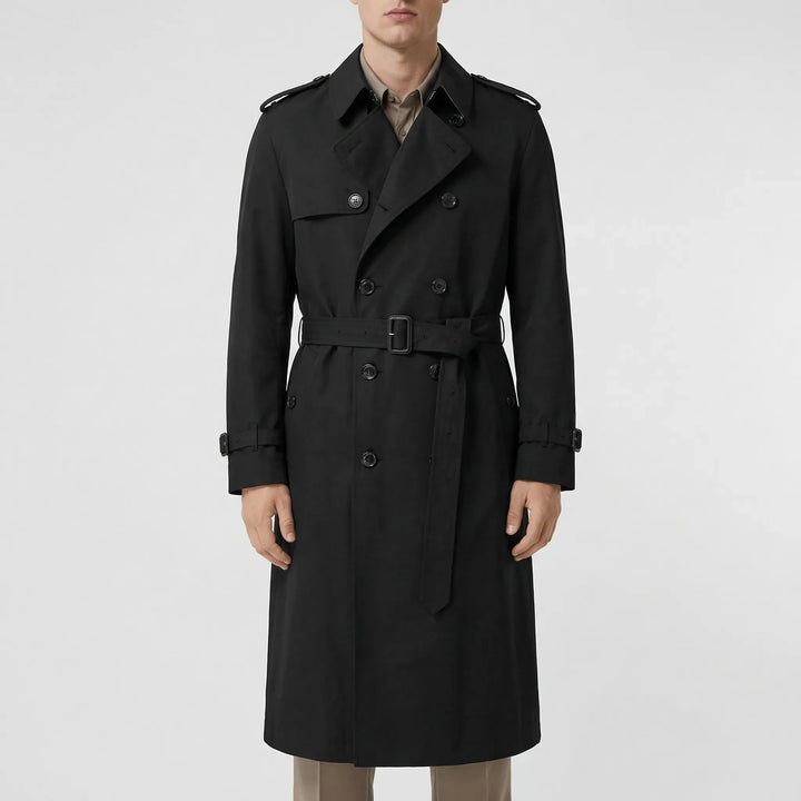 Trencova - Over-The-Knee Belted Trench Coat