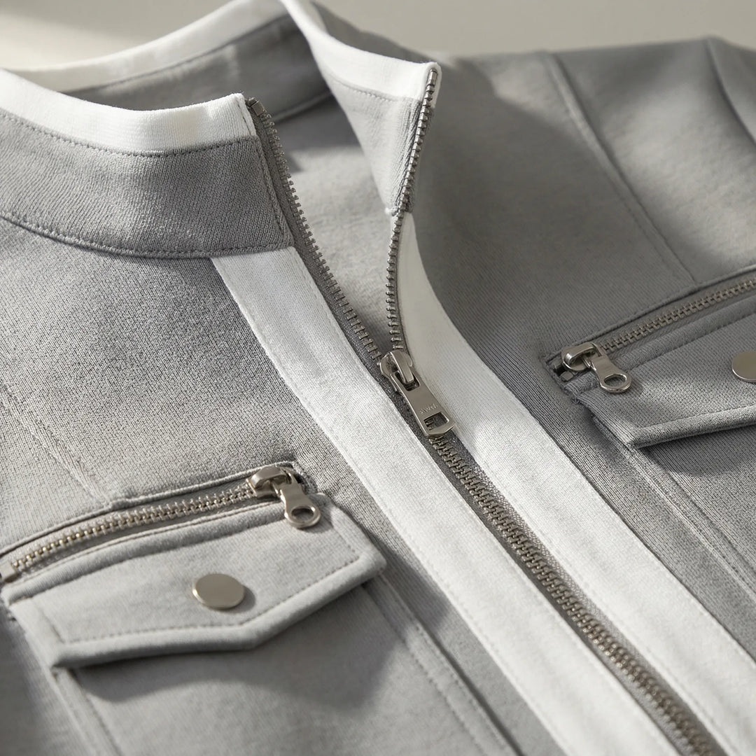 Trimova - Zip-Front Jacket And Pants Set