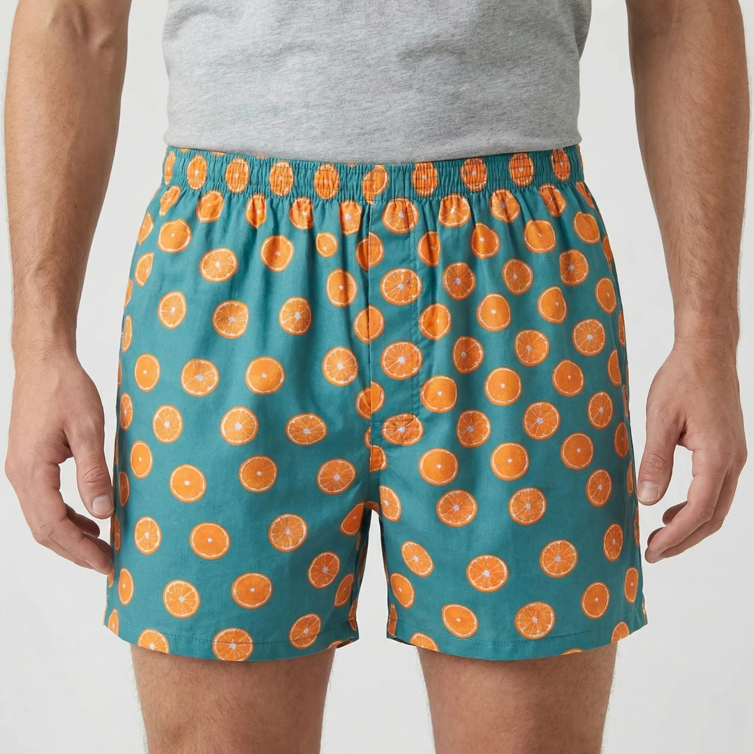 Tropivibe - Tropical Print Loose Boxer Set