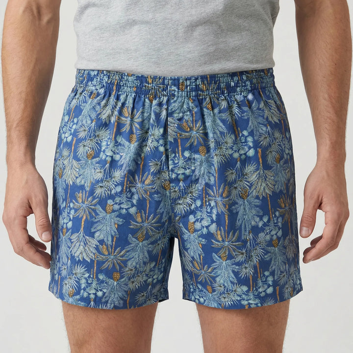 Tropivibe - Tropical Print Loose Boxer Set