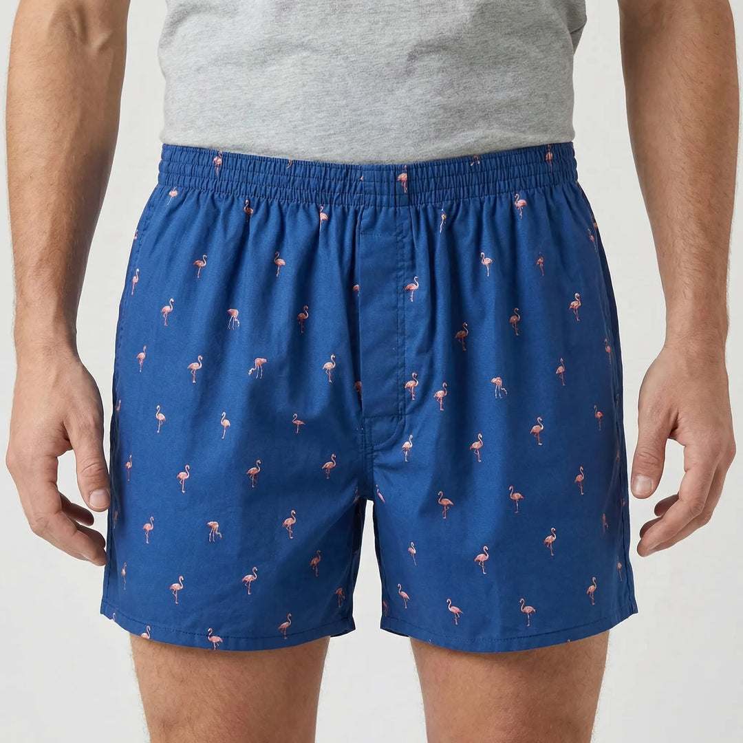 Tropivibe - Tropical Print Loose Boxer Set
