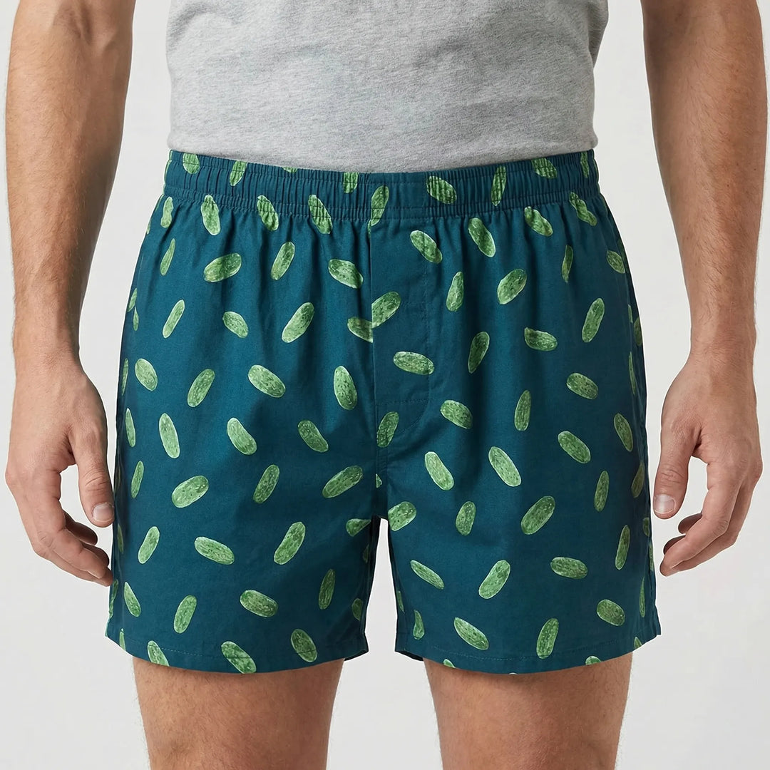 Tropivibe - Tropical Print Loose Boxer Set