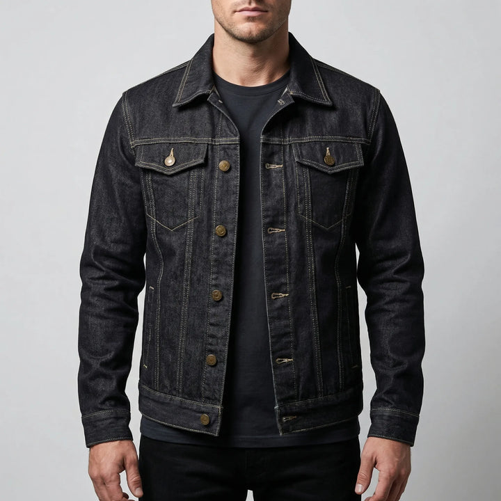 Trucklyn - Classic Button-Front Trucker Jacket