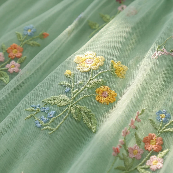 Tullevara - Embroidered Tulle Ball Gown