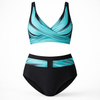 Högtalje Baddräkt Bikini Set för Kvinnor