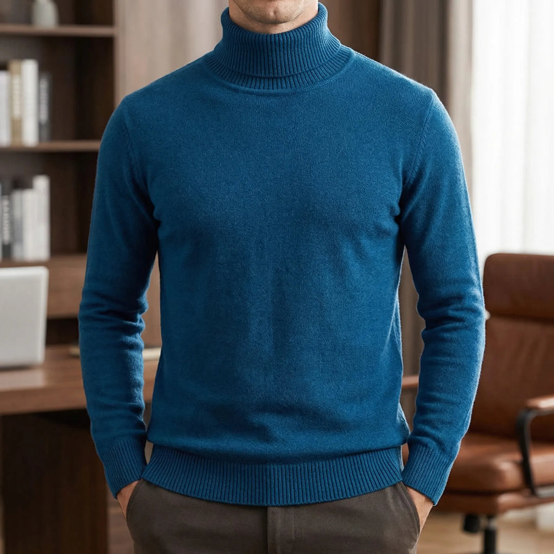 Turtovex - Men's Slim-Fit Turtleneck Sweater