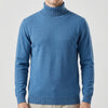 Slim-Fit Turtleneck Tröja för Män