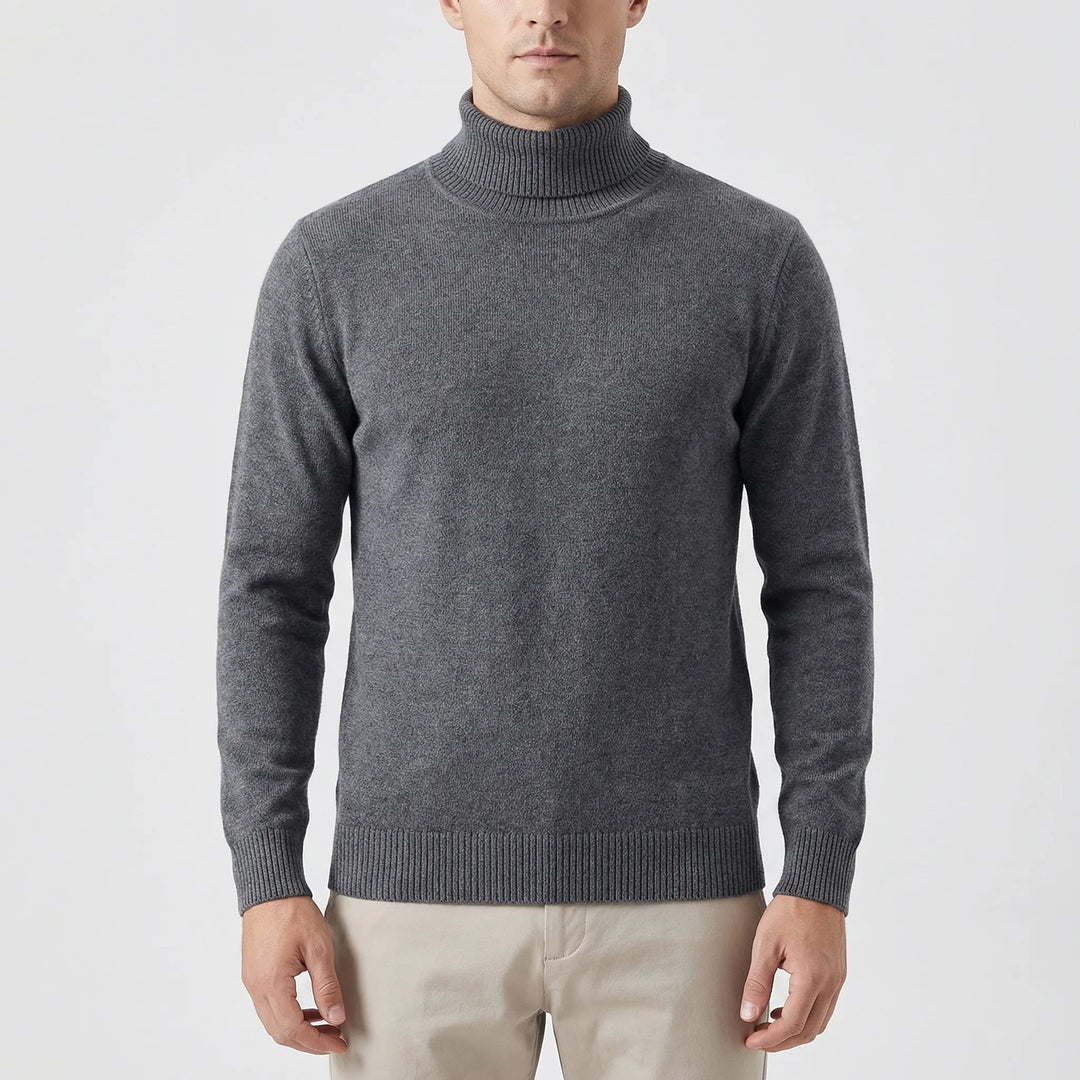 Turtovex - Men's Slim-Fit Turtleneck Sweater
