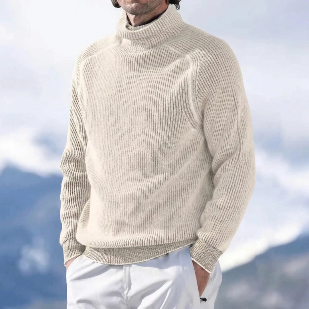 Turtwick - Classic Turtleneck Fine Knit Sweater
