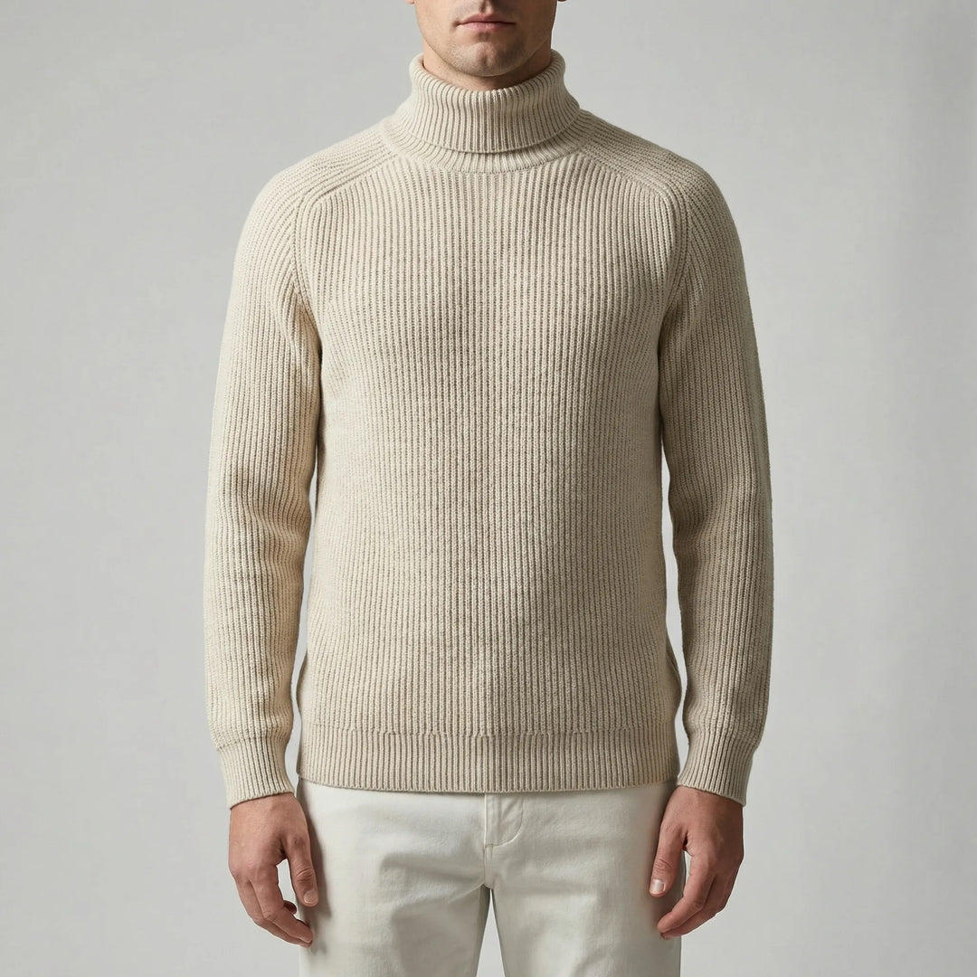 Turtwick - Classic Turtleneck Fine Knit Sweater