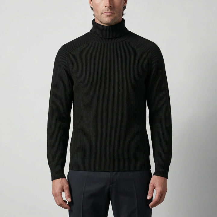 Turtwick - Classic Turtleneck Fine Knit Sweater
