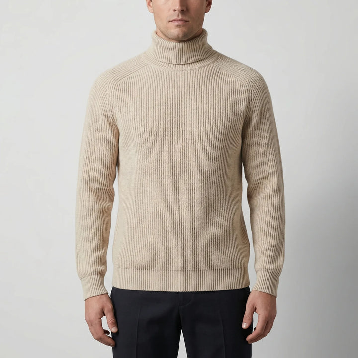 Turtwick - Classic Turtleneck Fine Knit Sweater