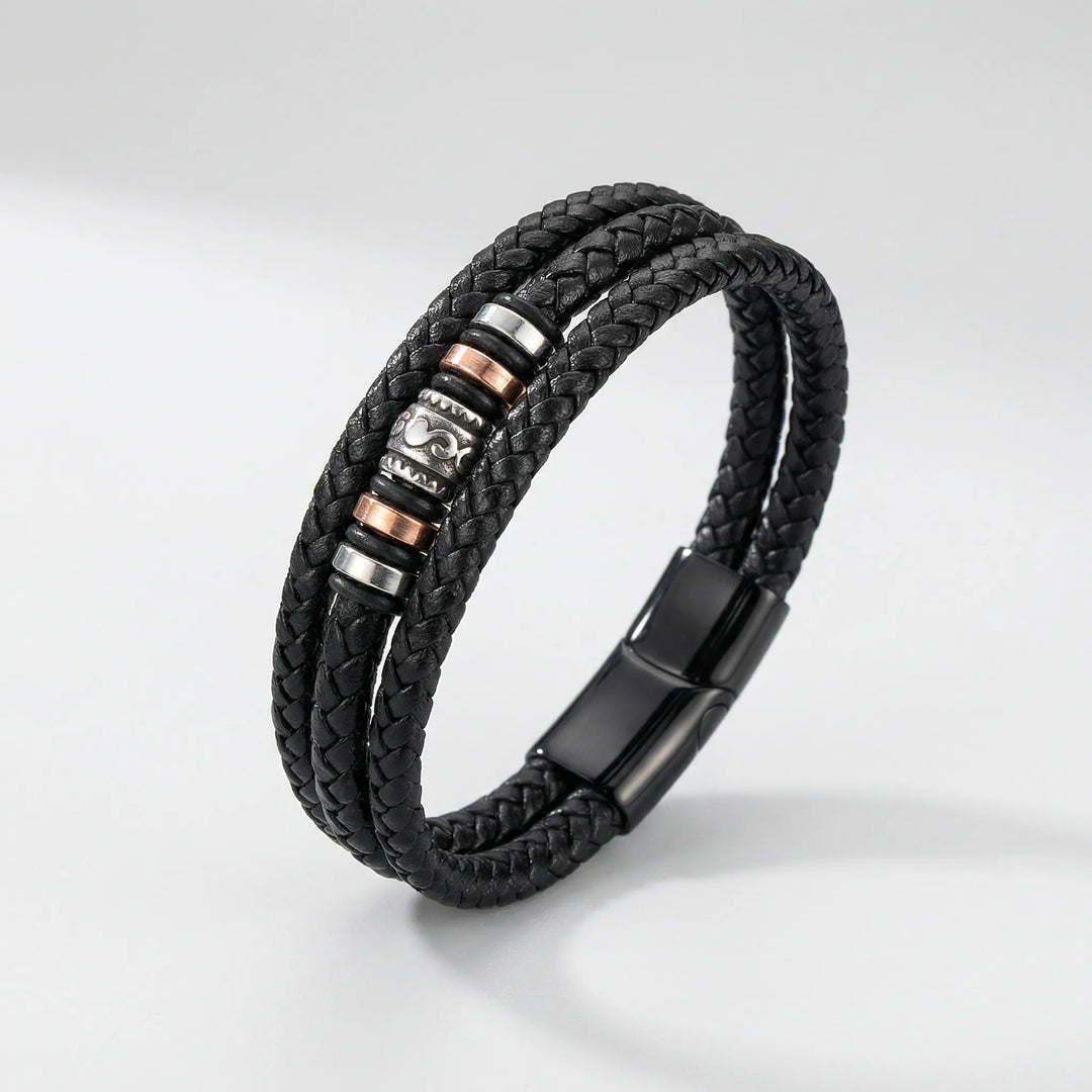 Valore - Multi-Strand Braided Bracelet For Men