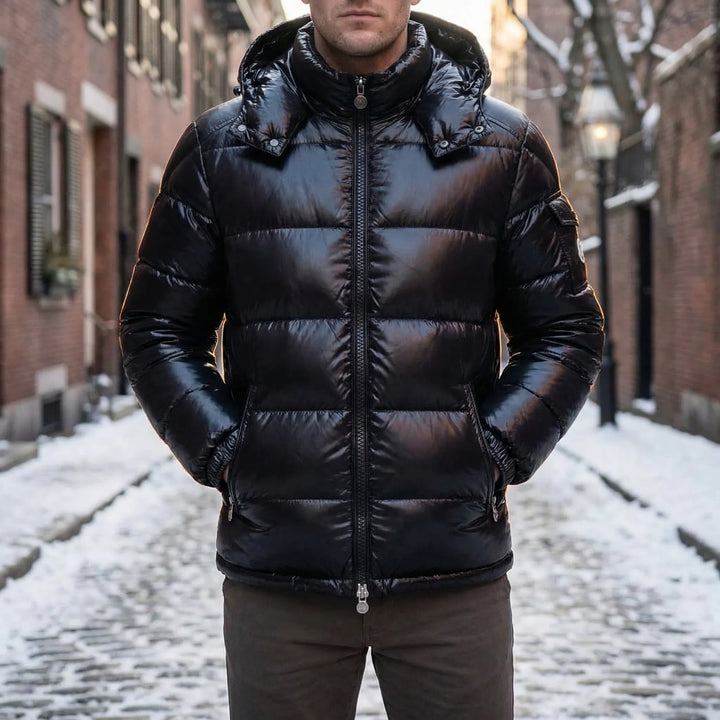 Valtex - Quilted Hooded Puffer Jacket