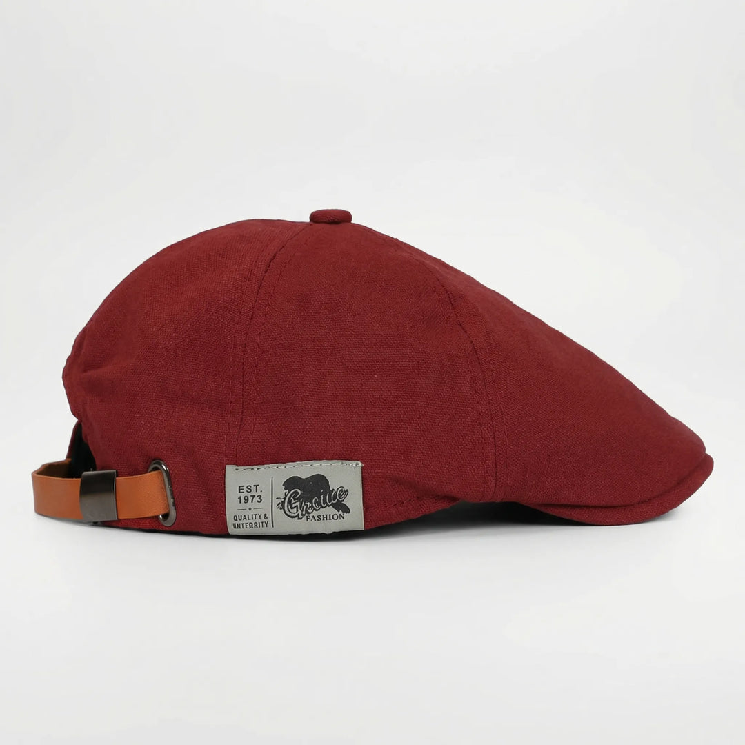 Vantrel - Classic Flat Cap With Adjustable Strap