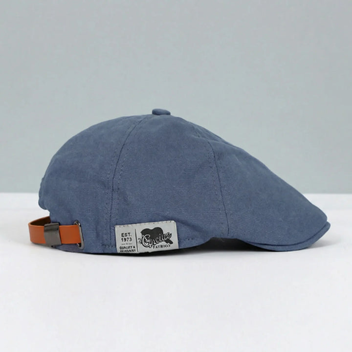 Vantrel - Classic Flat Cap With Adjustable Strap